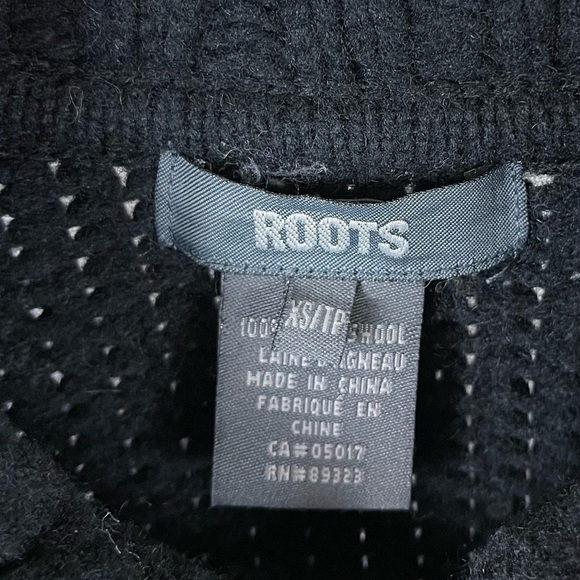 Roots Lambswool XS Longline Knit Collared Retro Cardigan Sweater Dress Coat - Picture 6 of 9